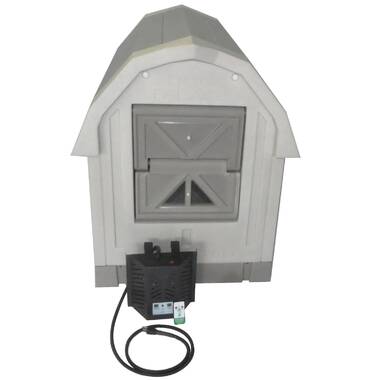 Large insulated dog hot sale house with heater